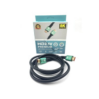 Кабель Premium HDMI-HDMI 2.1 V 3D 48 Gbps 8K 1.5м