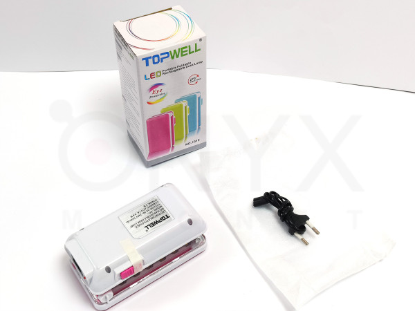 Настільна діодна лампа 24 діода Topwell Optimus 1019 pink, blue, green (Трансформер)