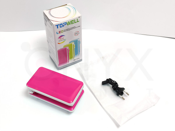 Настільна діодна лампа 24 діода Topwell Optimus 1019 pink, blue, green (Трансформер)
